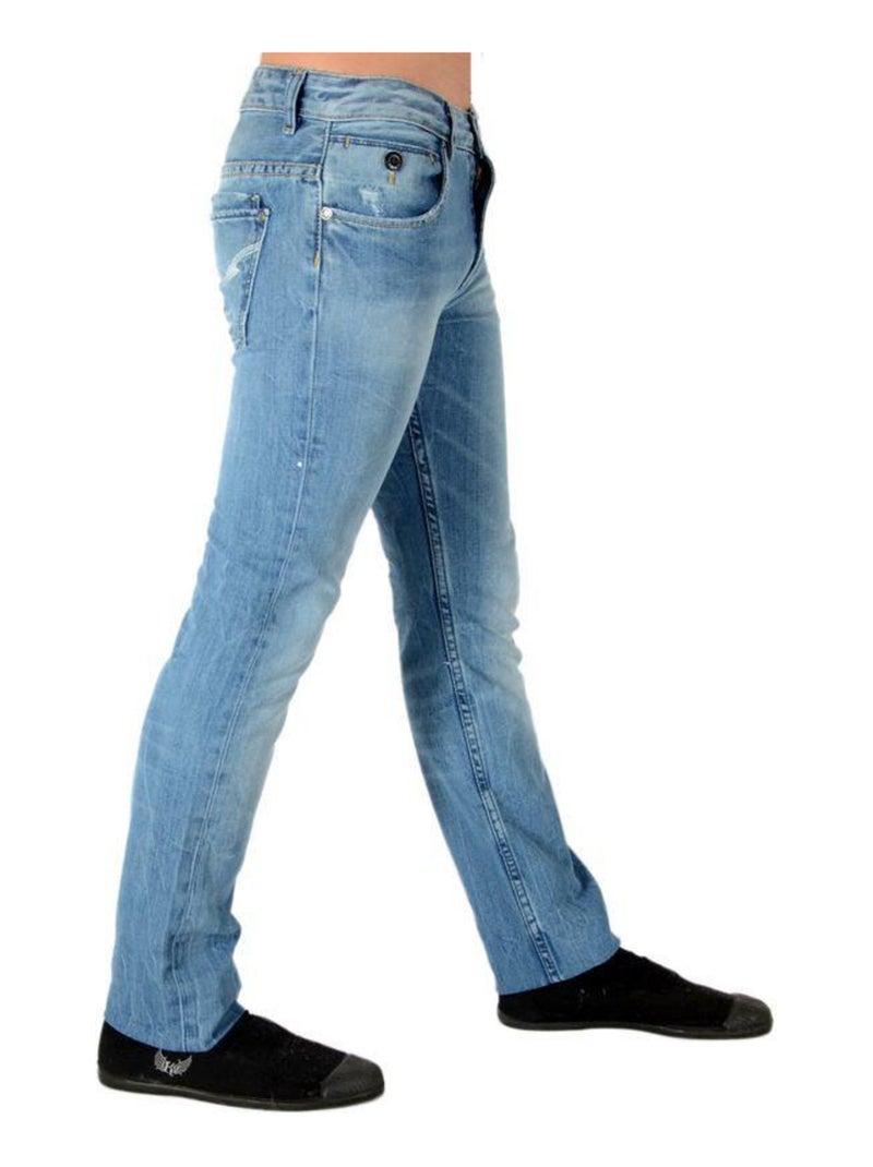 Jeans Kaporal Junior Motor Bleu Fripe Bleu - Kiabi