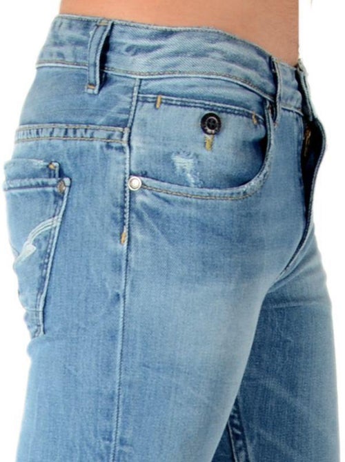 Jeans Kaporal Junior Motor Bleu Fripe - Kiabi
