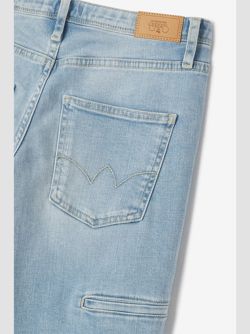 Jeans LAUREN T flare 'Le Temps Des Cerises' Bleu - Kiabi