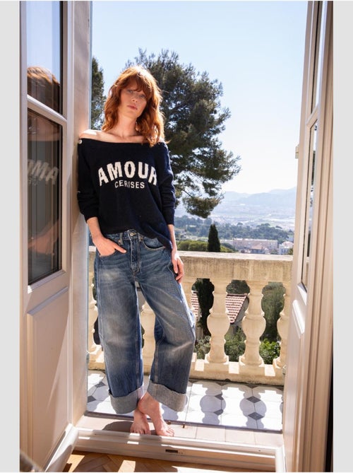 Jeans LEAL loose large 'Le Temps Des Cerises' - Kiabi