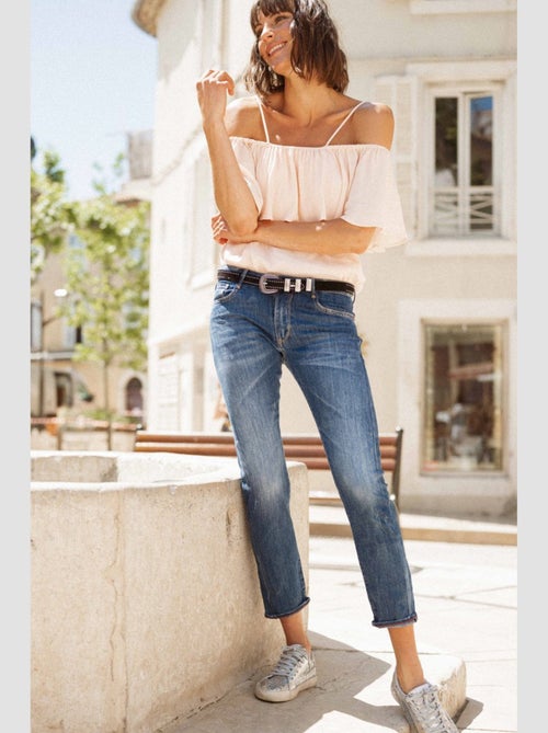 Jeans loose large 7/8ème 'Le Temps Des Cerises' - Kiabi