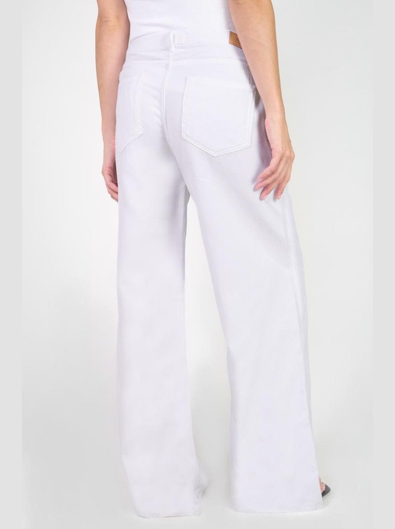 Jeans loose large 'Le Temps Des Cerises' Blanc - Kiabi
