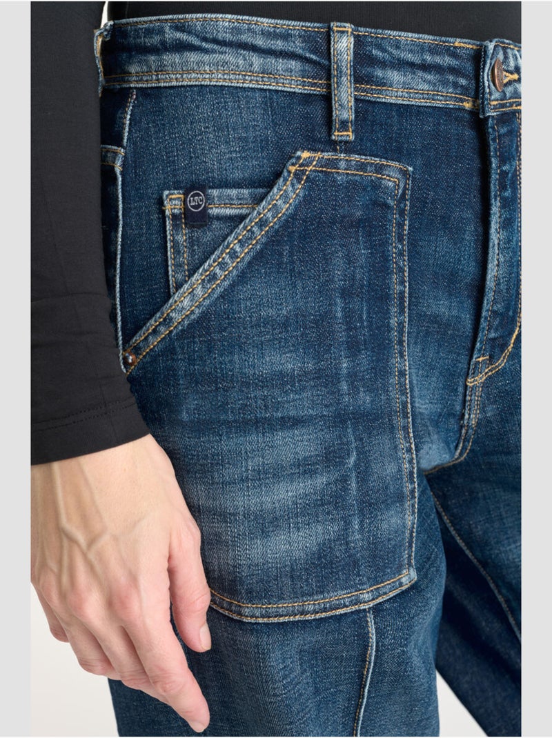 Jeans loose large 'Le Temps Des Cerises' Bleu - Kiabi