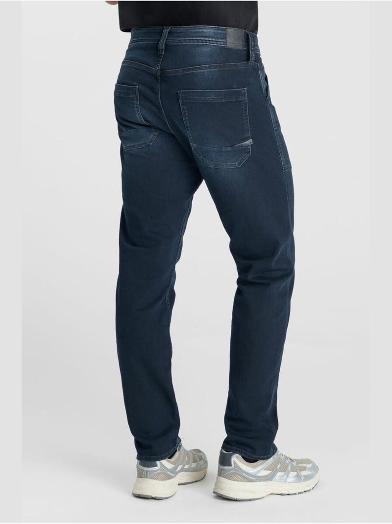 Jeans loose large 'le temps des cerises' Bleu - Kiabi