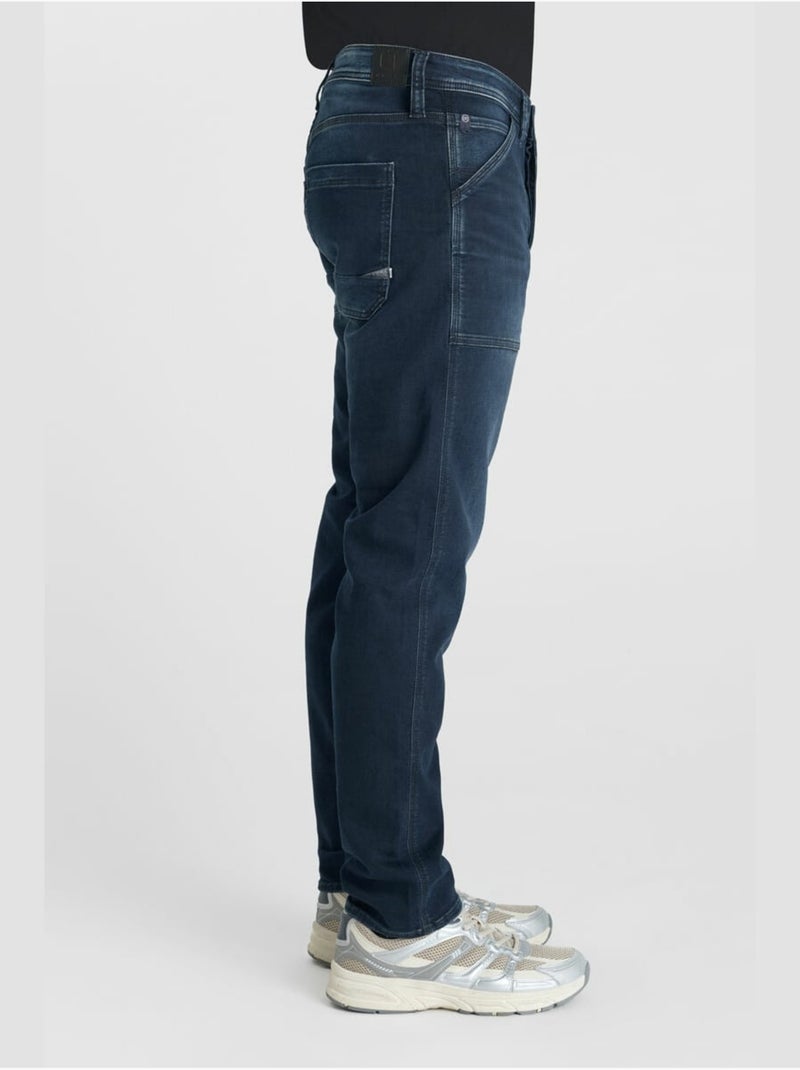 Jeans loose large 'le temps des cerises' Bleu - Kiabi
