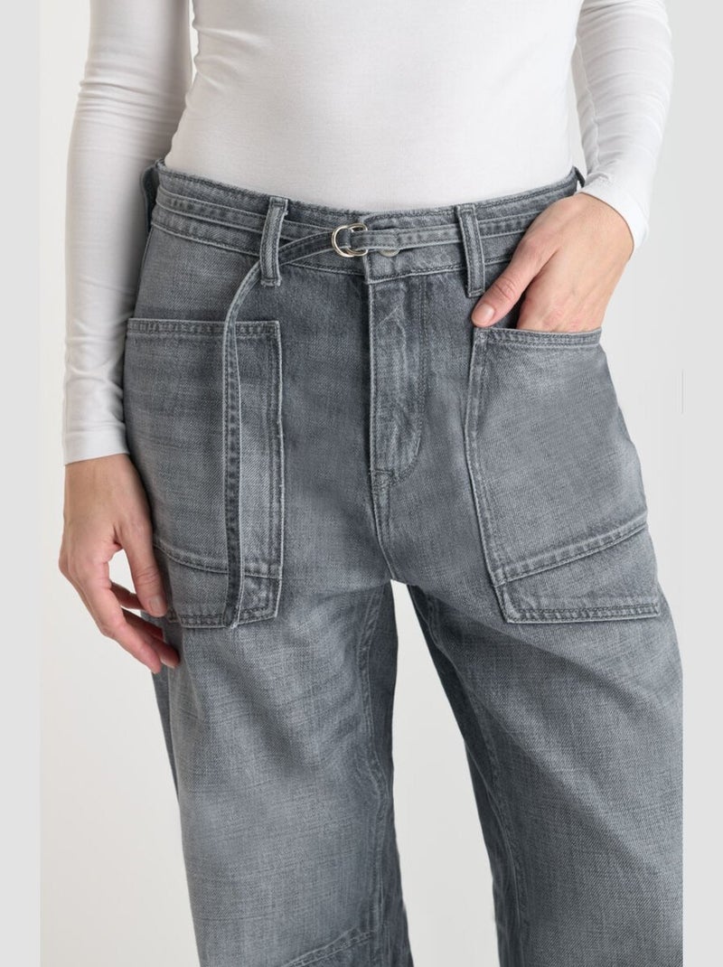 Jeans loose large 'Le Temps Des Cerises' Gris - Kiabi