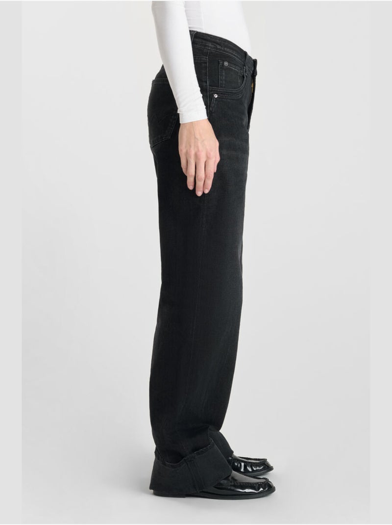 Jeans loose large 'Le Temps Des Cerises' Noir - Kiabi