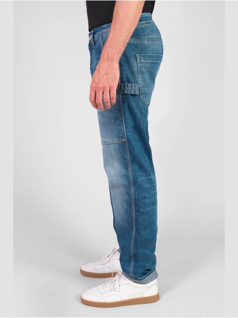 Jeans loose loose large 'le temps des cerises' Bleu - Kiabi