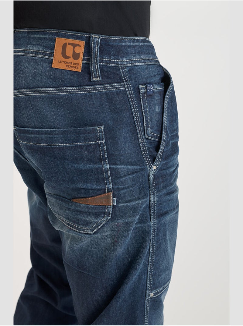 Jeans loose loose large 'Le Temps Des Cerises' Bleu - Kiabi