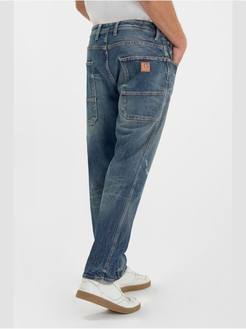 Jeans loose loose large 'Le Temps Des Cerises' Bleu - Kiabi