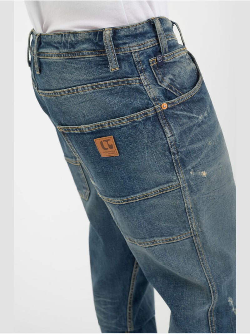 Jeans loose loose large 'Le Temps Des Cerises' Bleu - Kiabi