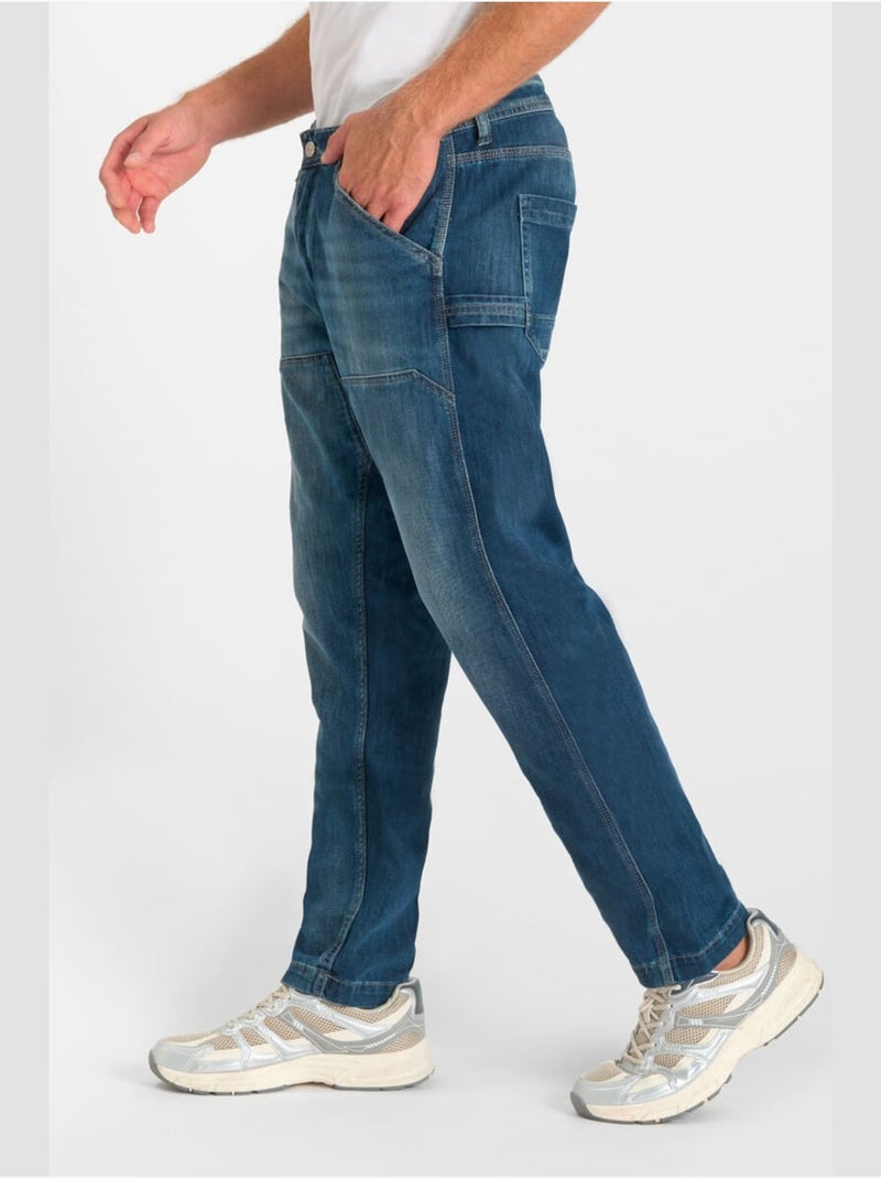 Jeans loose loose large 'Le Temps Des Cerises' Bleu - Kiabi