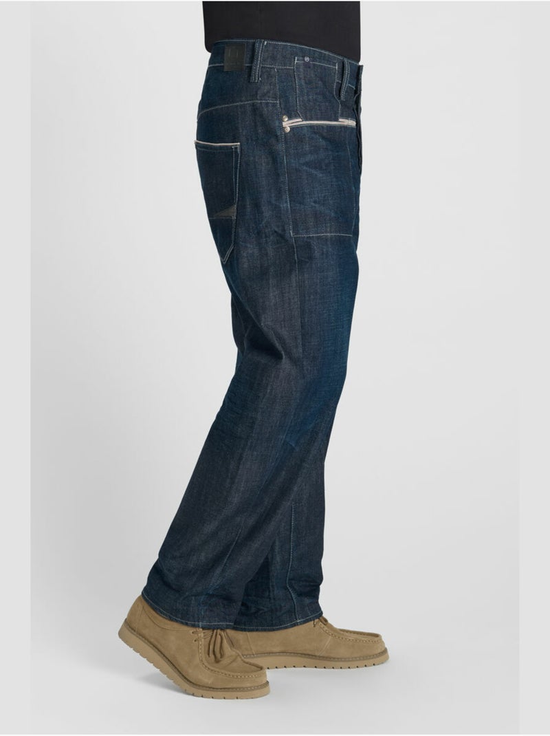 Jeans loose loose large 'le temps des cerises' Bleu - Kiabi