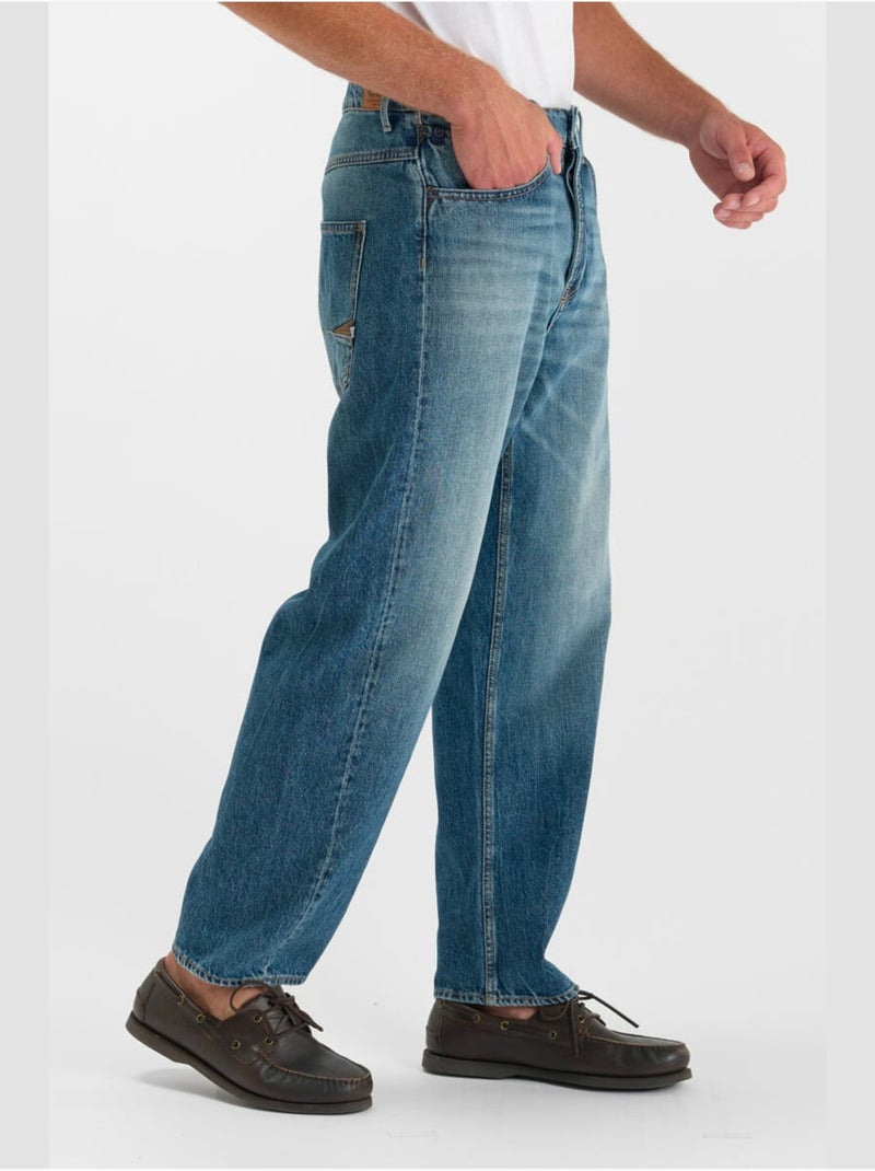 Jeans loose loose large 'Le Temps Des Cerises' Bleu - Kiabi