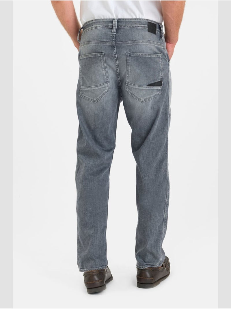 Jeans loose loose large 'Le Temps Des Cerises' Gris - Kiabi