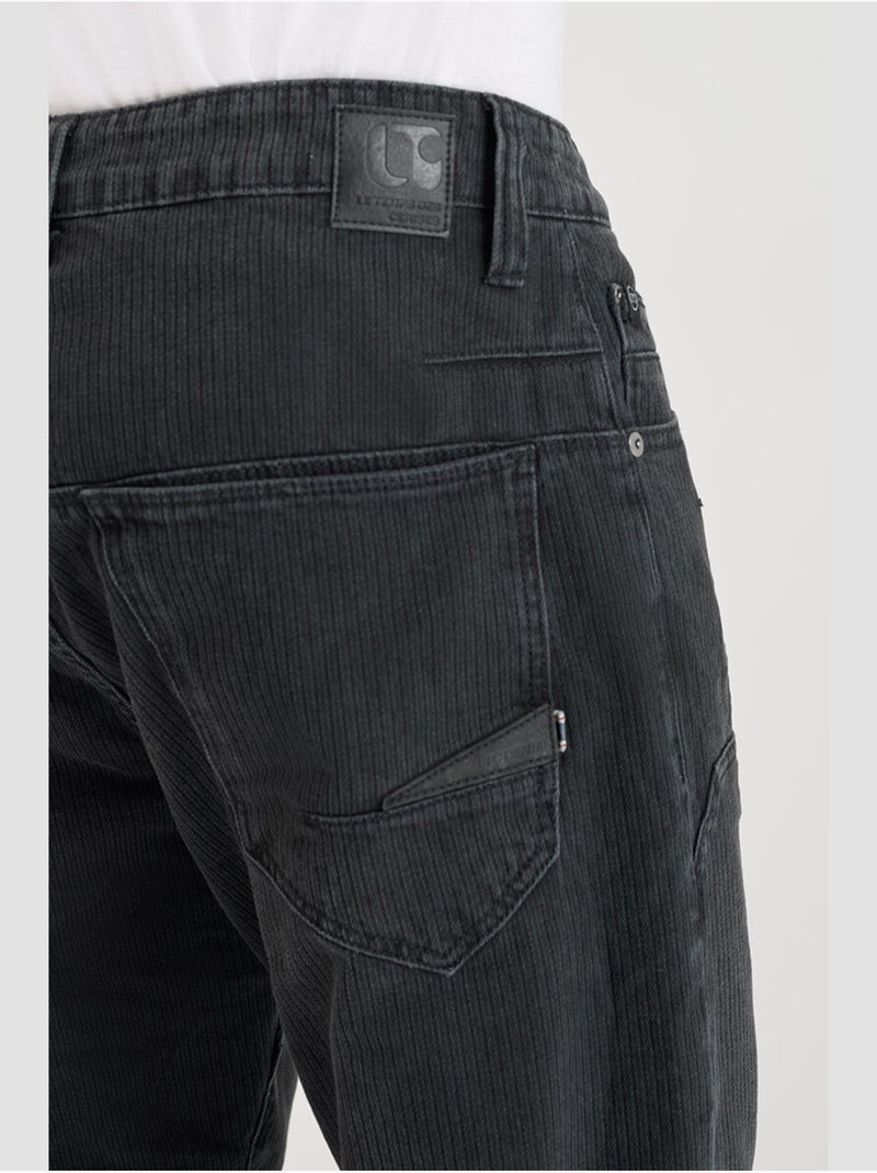 Jeans loose loose large 'le temps des cerises' Noir - Kiabi