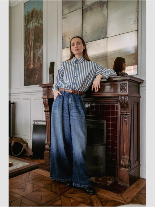 Jeans LOUVY loose large 'Le Temps Des Cerises' - Kiabi Jeans LOUVY loose large 'Le Temps Des Cerises' - Kiabi
