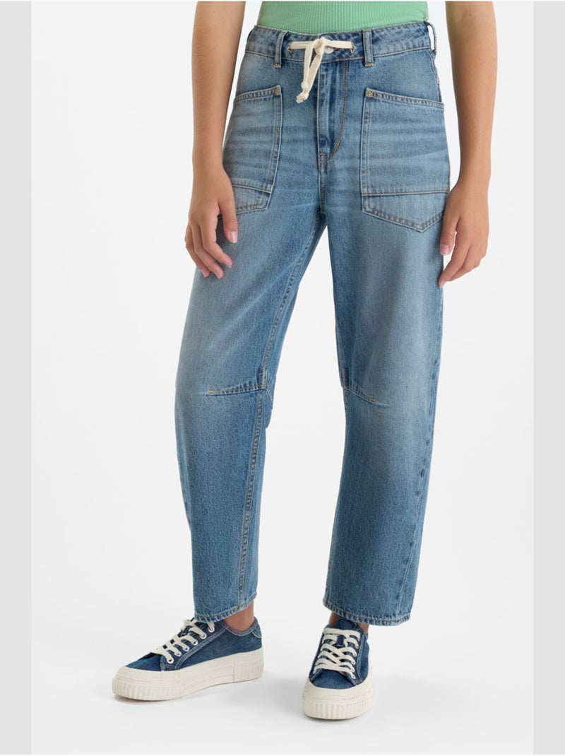 Jeans MONTICEL loose large 'Le Temps Des Cerises' Bleu - Kiabi