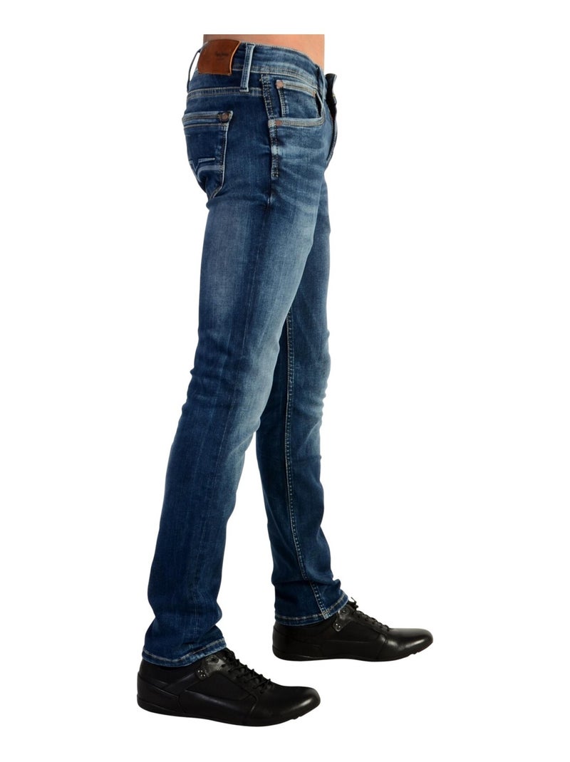 Jeans Pepe Jeans Enfant Cashed Bleu - Kiabi