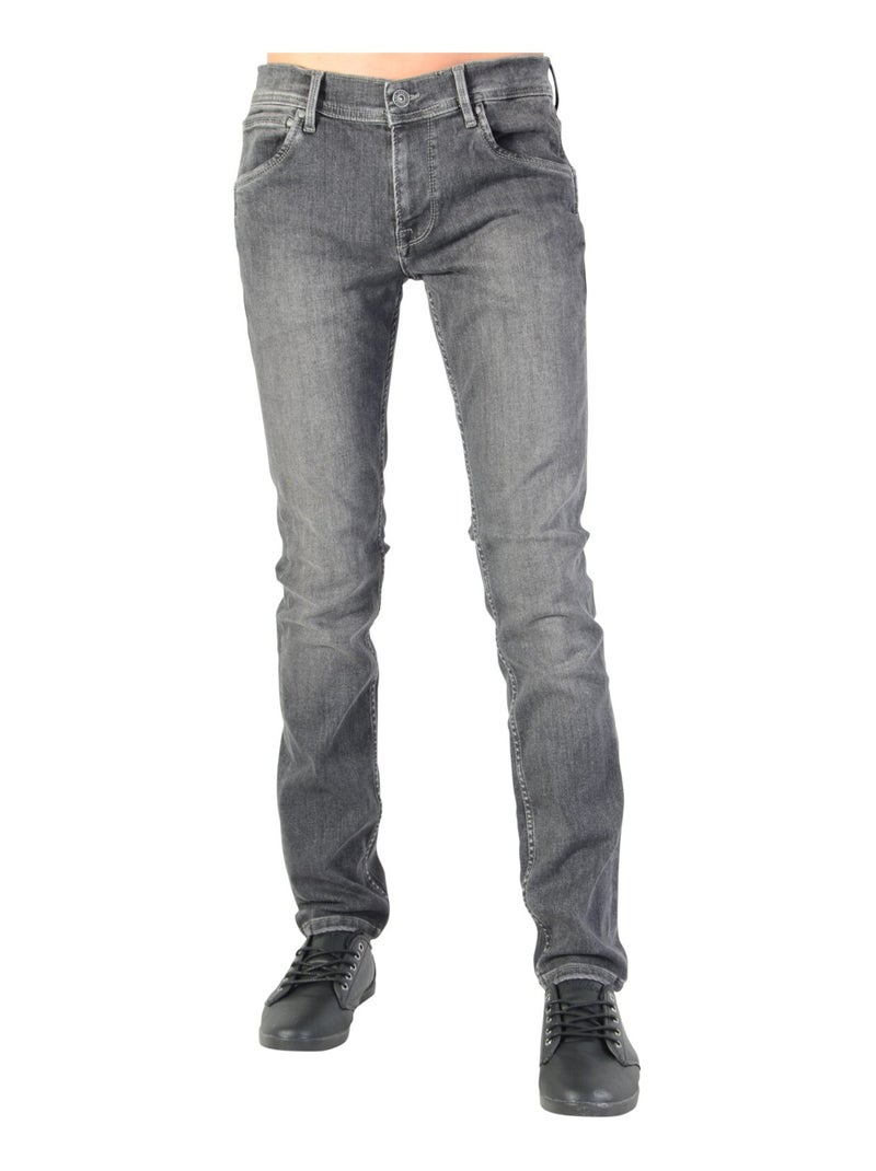 Jeans Pepe Jeans Enfant Cashed Gris foncé - Kiabi