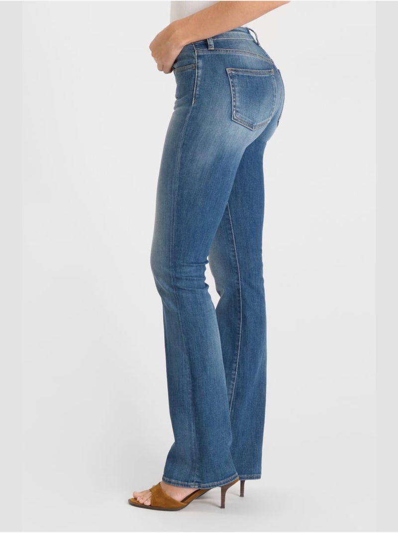 Jeans POWER bootcut bootcut 'Le Temps Des Cerises' Bleu - Kiabi