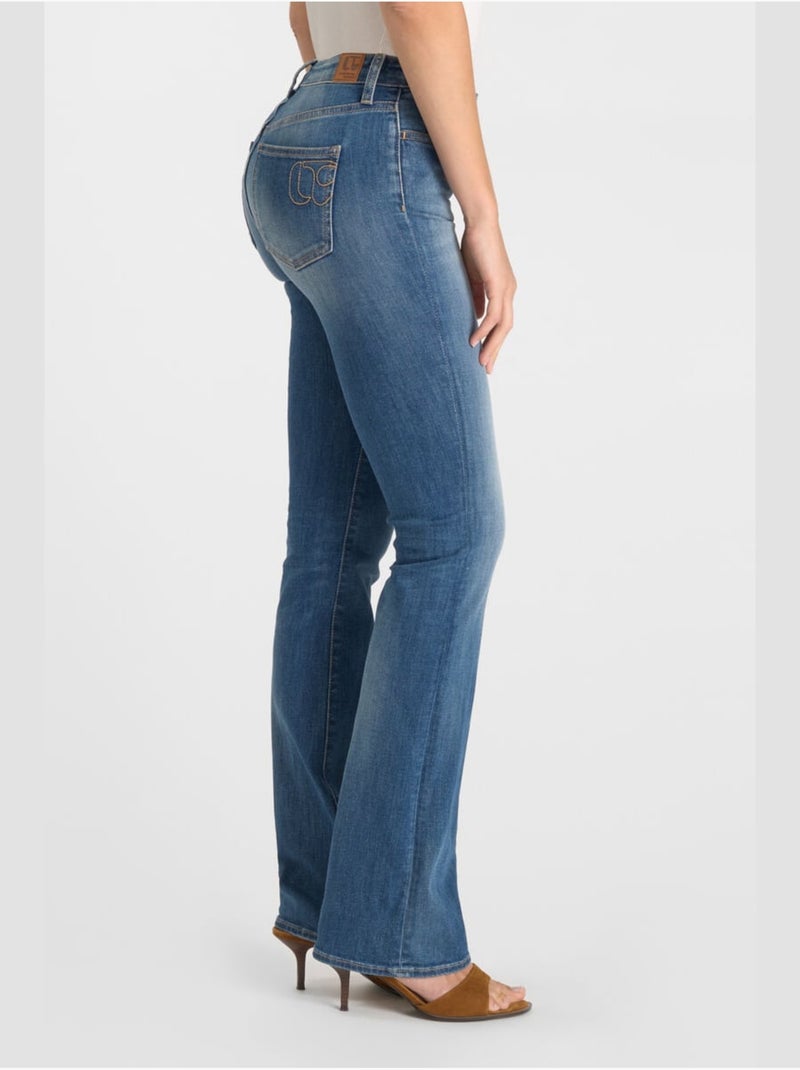 Jeans POWER bootcut bootcut 'Le Temps Des Cerises' Bleu - Kiabi