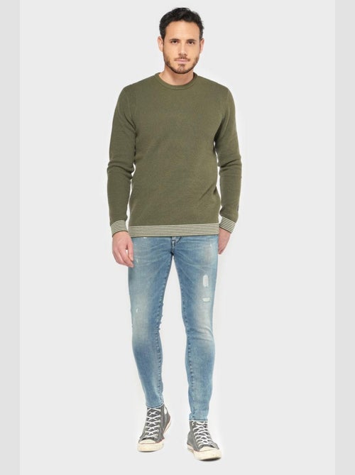 Jeans POWER skinny 7/8ème 'Le Temps Des Cerises' - Kiabi