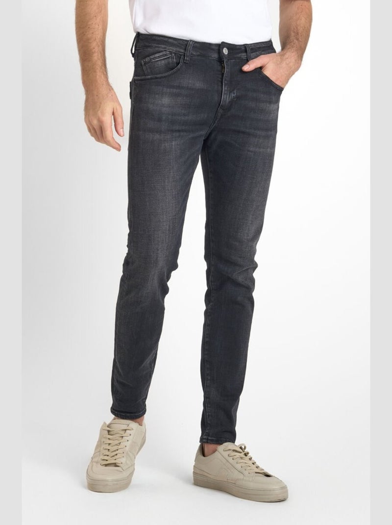 Jeans POWER skinny 7/8ème 'Le Temps Des Cerises' Noir - Kiabi