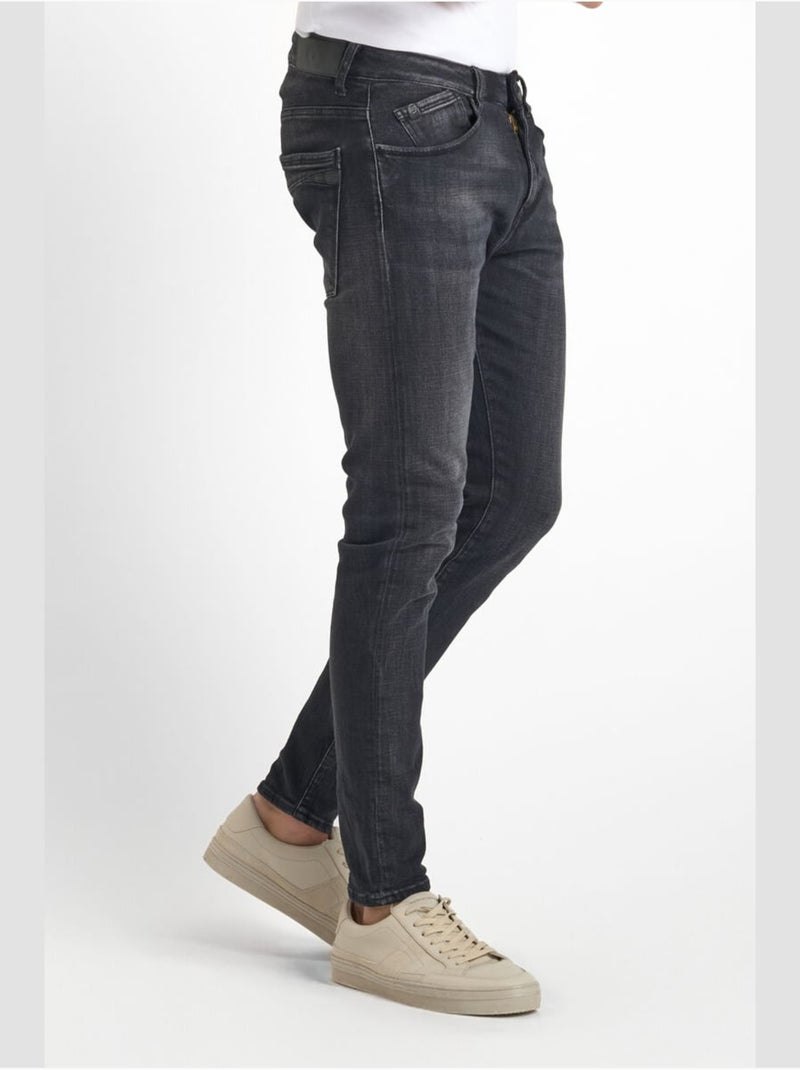 Jeans power skinny 7/8ème 'le temps des cerises' Noir - Kiabi