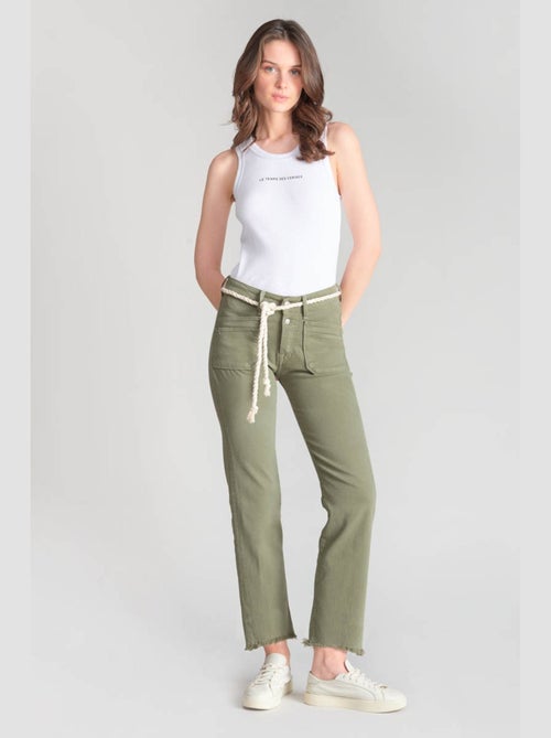 Jeans pricilia regular droit 7/8ème 'Le Temps Des Cerises' - Kiabi