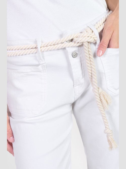 Jeans PRISKA droite 7/8ème 'Le Temps Des Cerises' - Kiabi