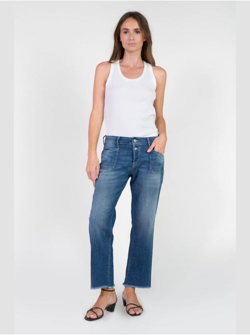 Jeans PRISKA droite 7/8ème 'Le Temps Des Cerises' - Kiabi
