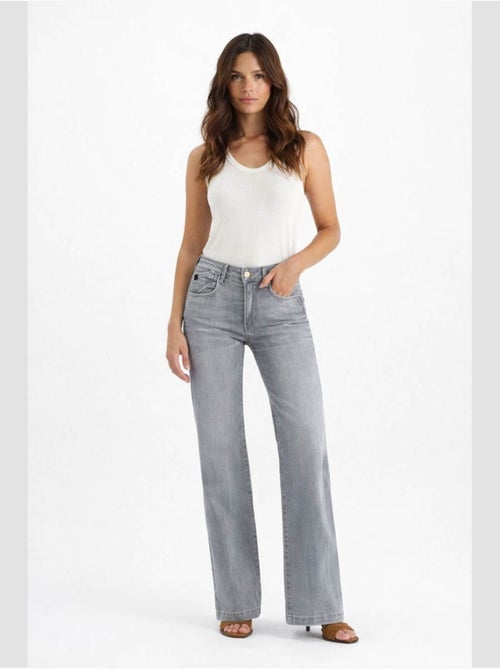 Jeans PULP high flare flare 'Le Temps Des Cerises' - Kiabi