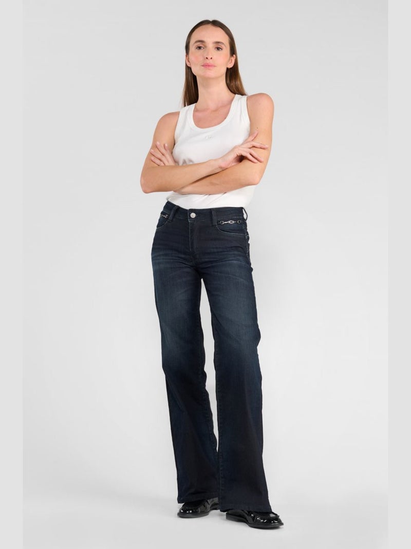 Jeans PULP high flare flare très évasé 'Le Temps Des Cerises' Bleu - Kiabi