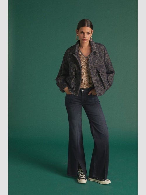 Jeans PULP high flare flare très évasé 'Le Temps Des Cerises' - Kiabi