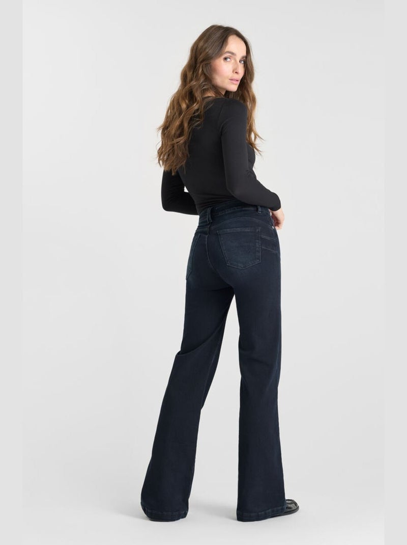 Jeans PULP high flare flare très évasé 'Le Temps Des Cerises' Bleu - Kiabi