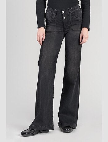 Jeans PULP high flare flare très évasé 'Le Temps Des Cerises'