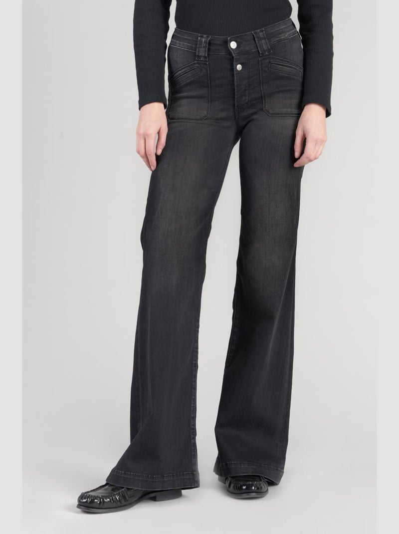 Jeans PULP high flare flare très évasé 'Le Temps Des Cerises' Noir - Kiabi