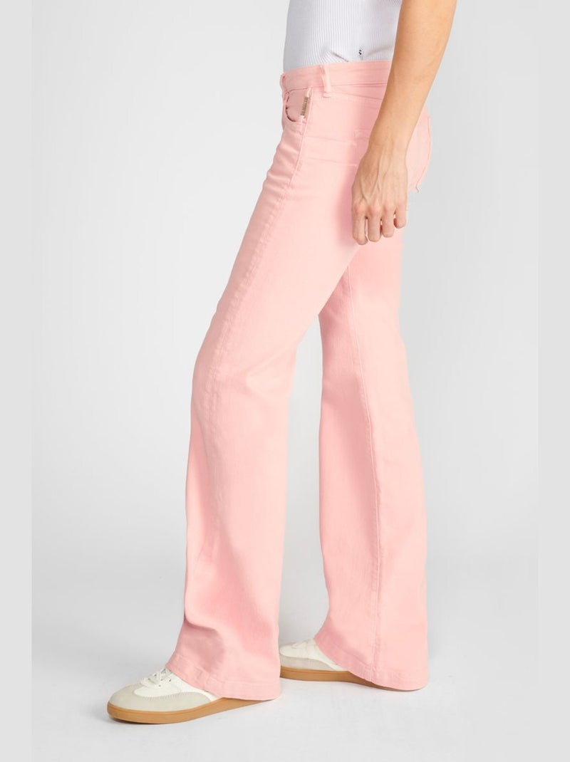 Jeans PULP high flare flare très évasé 'Le Temps Des Cerises' Rose - Kiabi