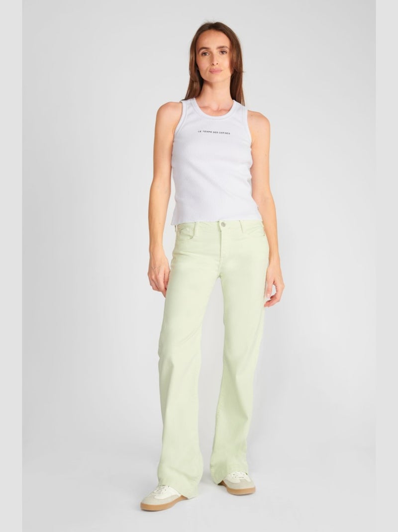Jeans PULP high flare flare très évasé 'Le Temps Des Cerises' Vert - Kiabi