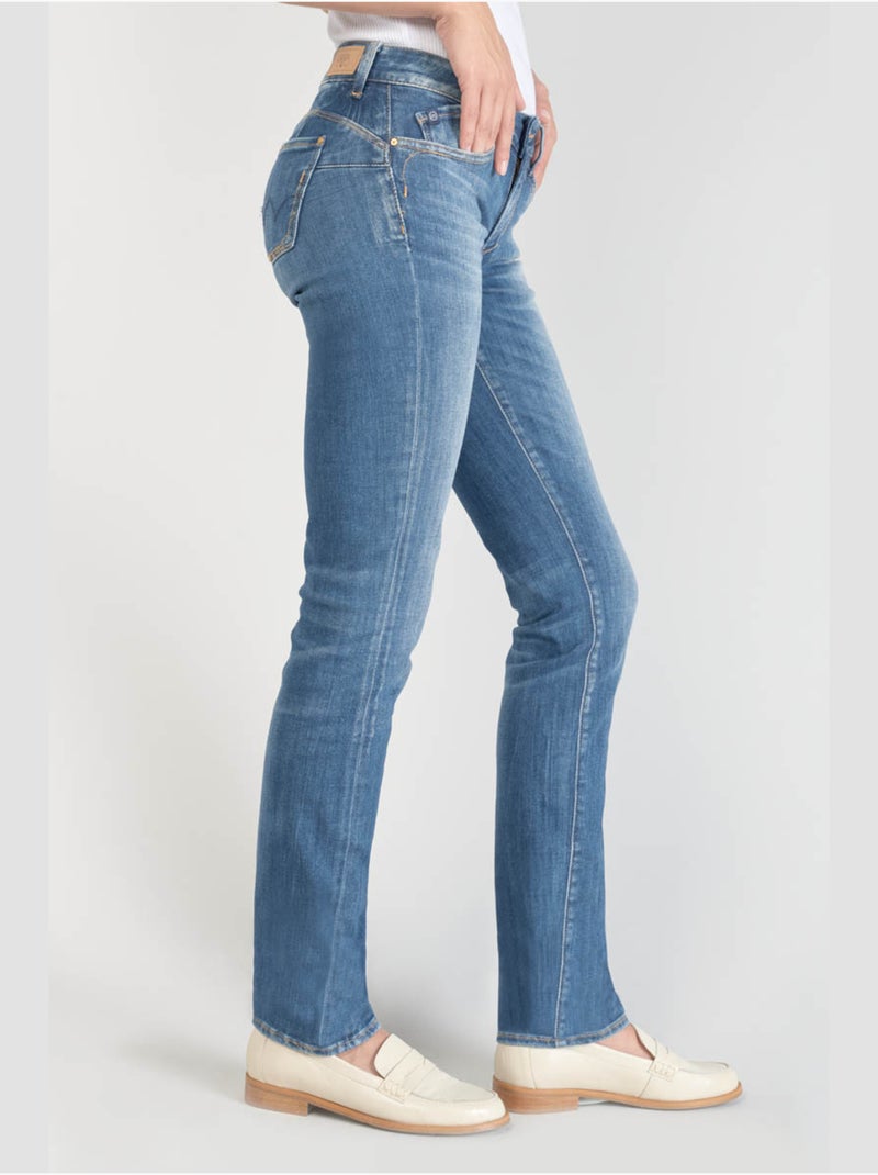 Jeans PULP push-up droite 'Le Temps Des Cerises' Bleu - Kiabi