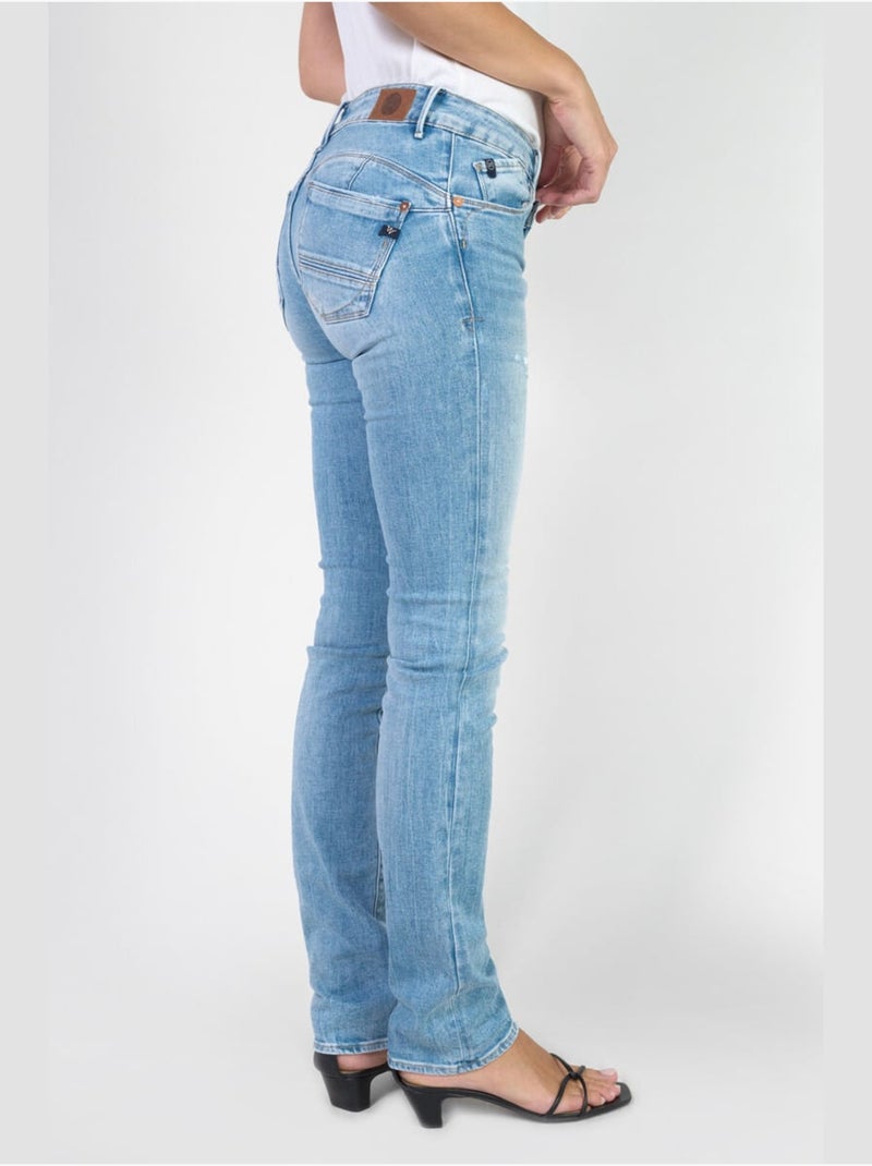 Jeans PULP push-up droite 'Le Temps Des Cerises' Bleu - Kiabi