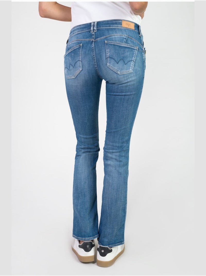 Jeans PULP push-up droite 'Le Temps Des Cerises' Bleu - Kiabi