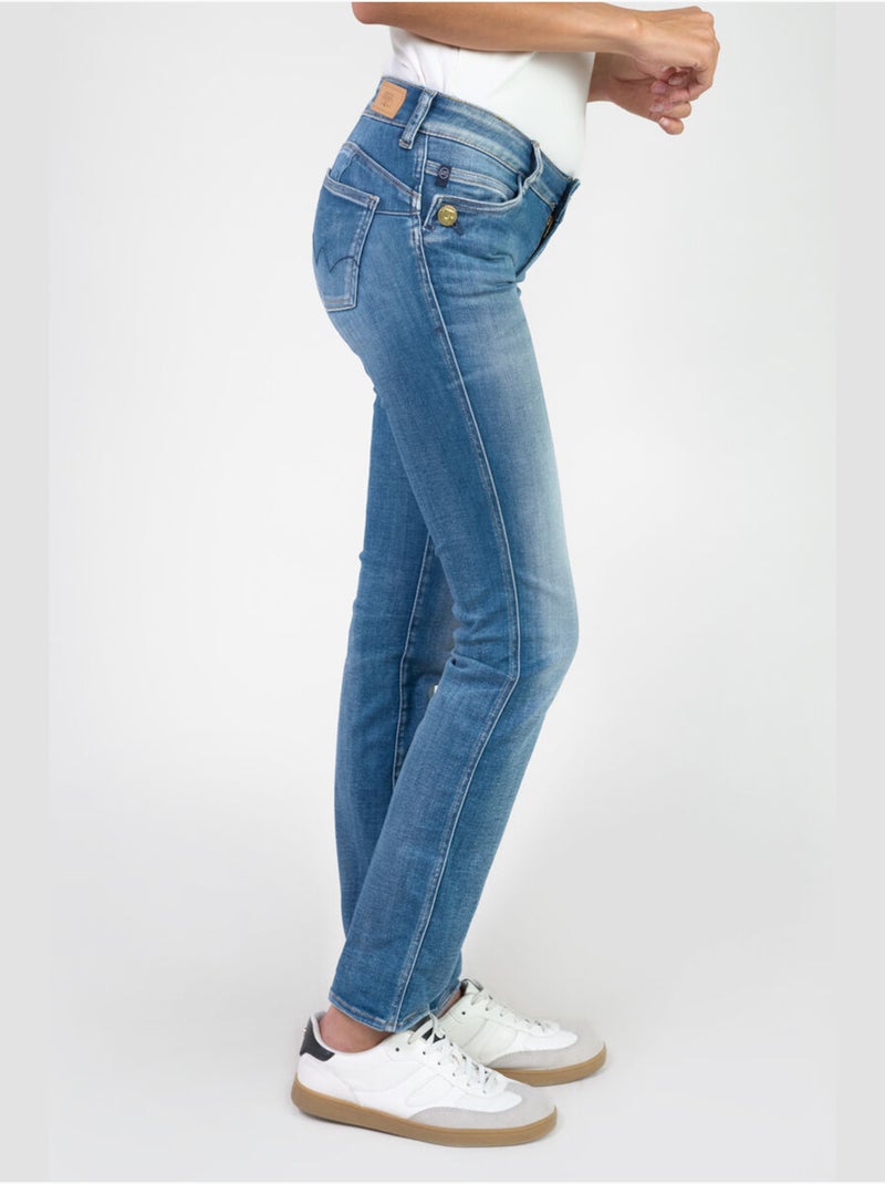 Jeans PULP push-up droite 'Le Temps Des Cerises' Bleu - Kiabi