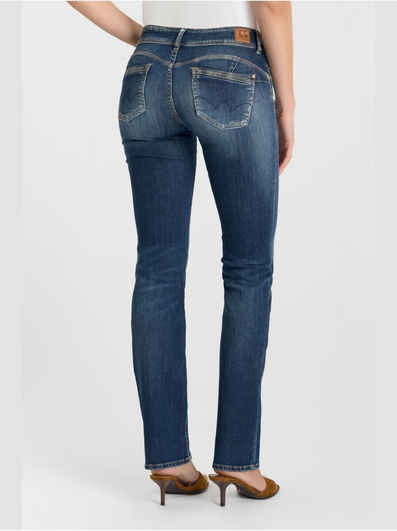Jeans PULP push-up droite 'Le Temps Des Cerises' Bleu - Kiabi