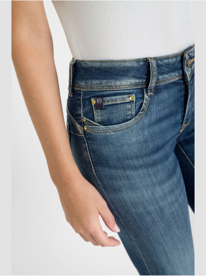 Jeans PULP push-up droite 'Le Temps Des Cerises' Bleu - Kiabi
