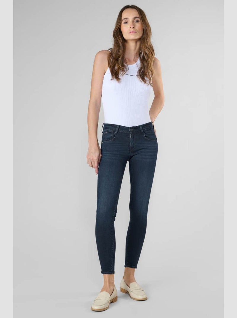 Jeans PULP push-up regular droit 7/8ème 'Le Temps Des Cerises' Bleu - Kiabi