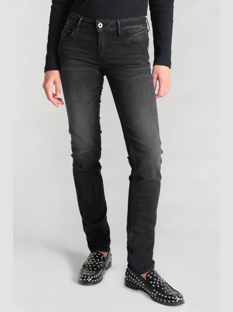 Jeans PULP push-up regular droit 'Le Temps Des Cerises' Noir - Kiabi