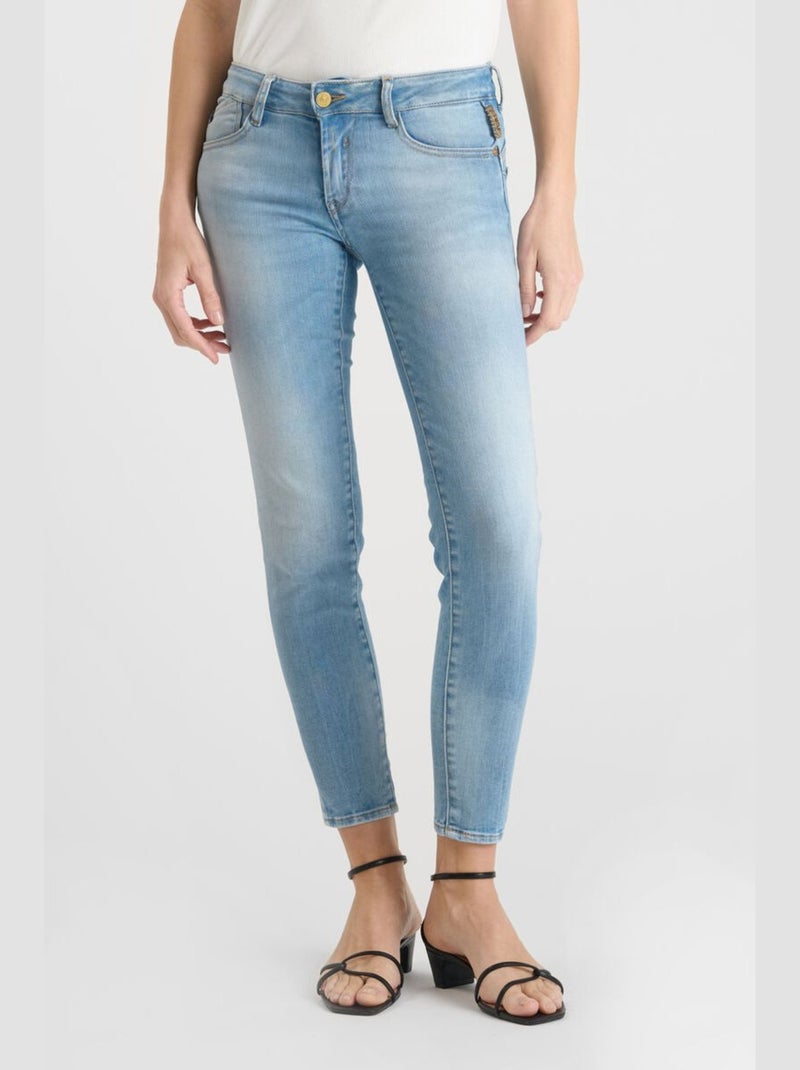 Jeans PULP push-up slim 7/8ème 'Le Temps Des Cerises' Bleu - Kiabi