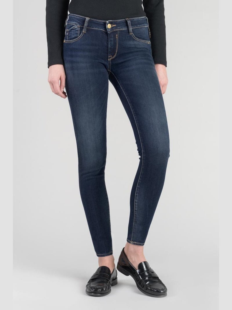 Jeans PULP push-up slim 7/8ème 'Le Temps Des Cerises' Bleu - Kiabi